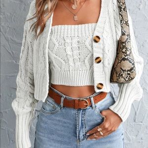 Knit bandeau top!